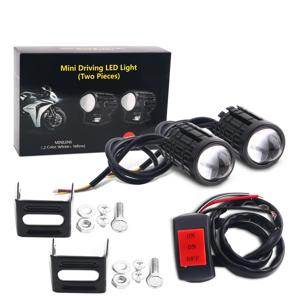 Universal Motorcycle Led Headlight Projector - 범용 오토바이 LED 헤드 라이트 미니