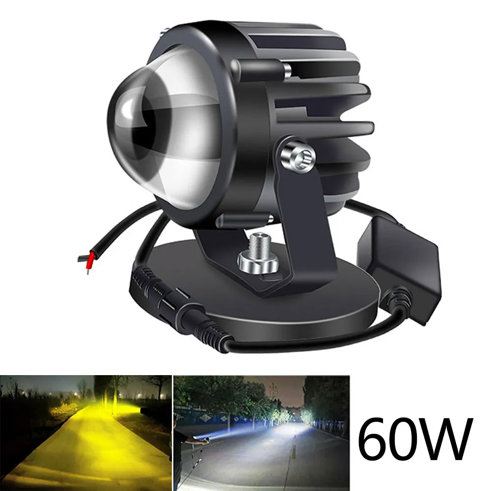 Universal Motorcycle Led Headlight Projector - 오토바이 프로젝터 레이저 빛 Led 램프