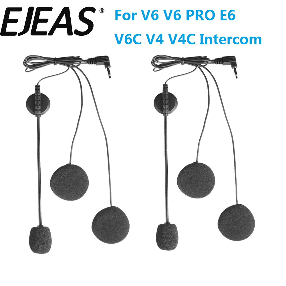 Universal Motorcycle Helmet Intercom Headset - EJEAS V6 Pro E6 스피커 오토바이