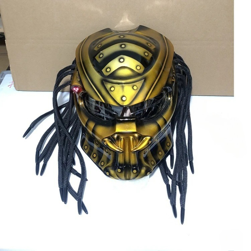 Custom Predator Motorcycle Helmet - HOT 레이싱 프레데터 카본 파이버 풀페이스