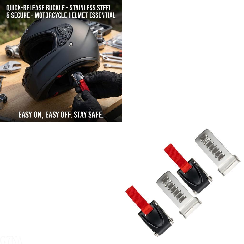 Quick Release Buckle Motorcycle Helmet - G7NA 스테인리스 ABS 오토바이 헬멧 신속