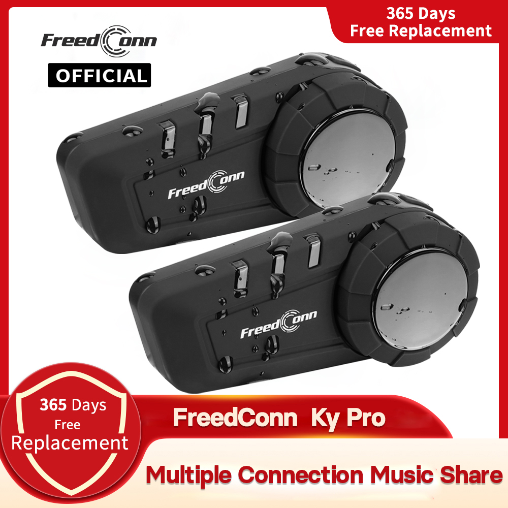 Universal Motorcycle Helmet Intercom Headset - 오토바이 인터콤 Freedconn KY 프로 헬멧