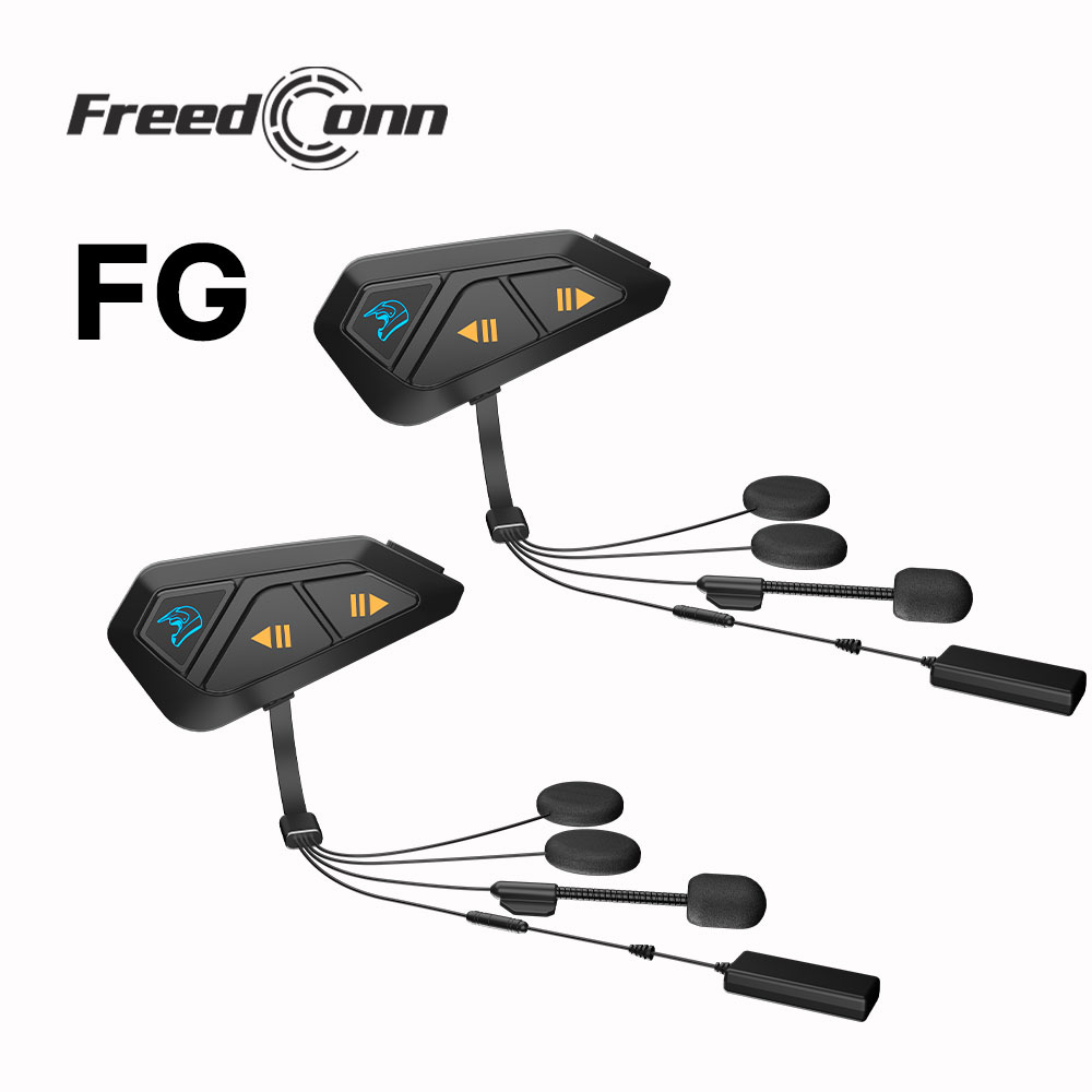 Universal Motorcycle Helmet Intercom Headset - FreedConn 그룹 오토바이 인터콤 헬멧, 블루투스