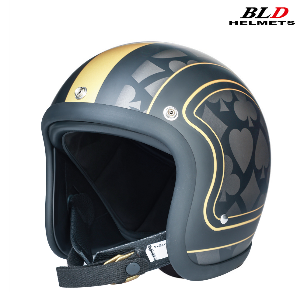 Vintage Open Face Retro Helmet - 저프로파일 일본 한국 스타일 패션 TT&COCASCOS