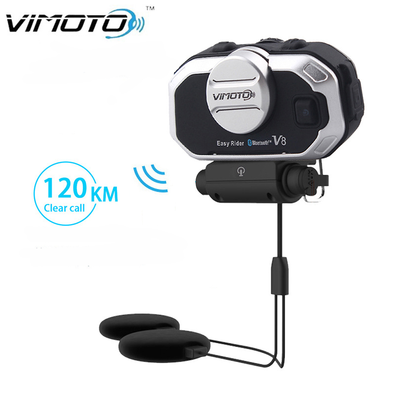 Universal Motorcycle Helmet Intercom Headset - 비모토 V8 오토바이 헬멧 헤드셋 블루투스