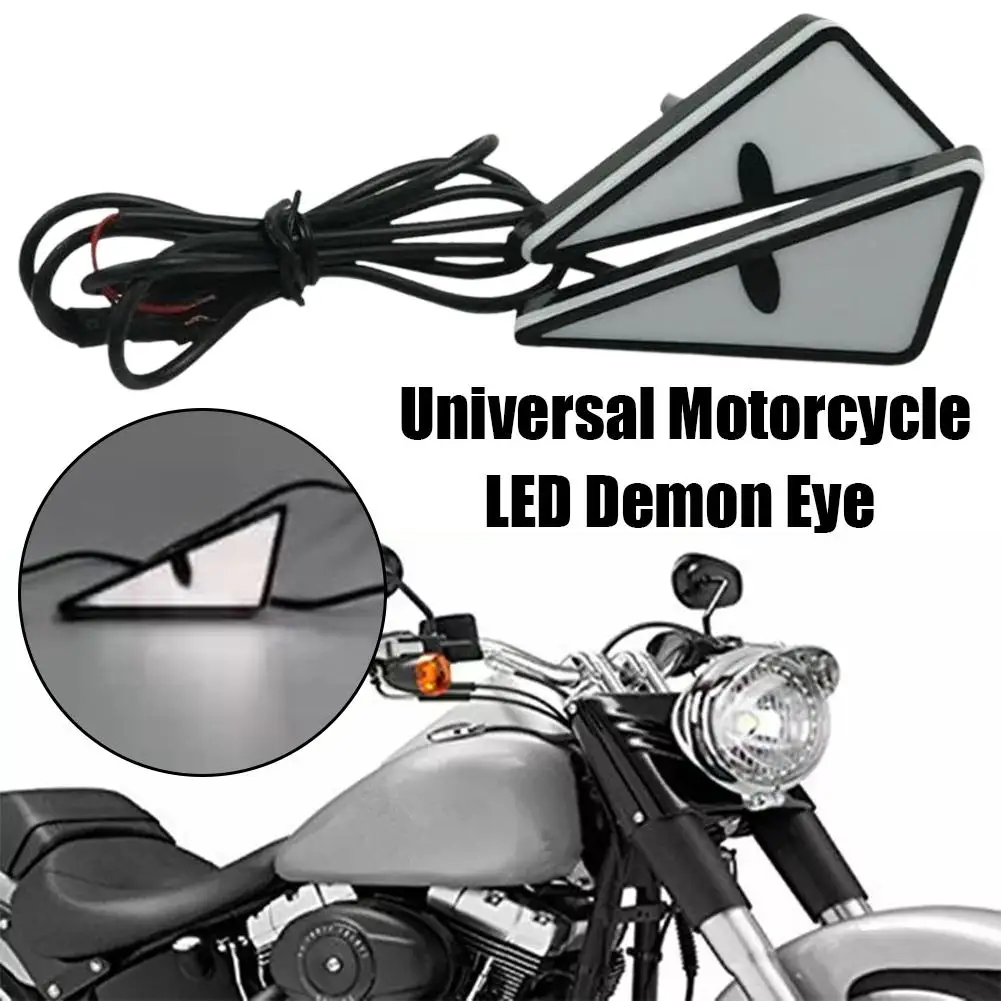 Universal Motorcycle Led Headlight Projector - 유니버설 오토바이 LED 데몬 아이 라이트