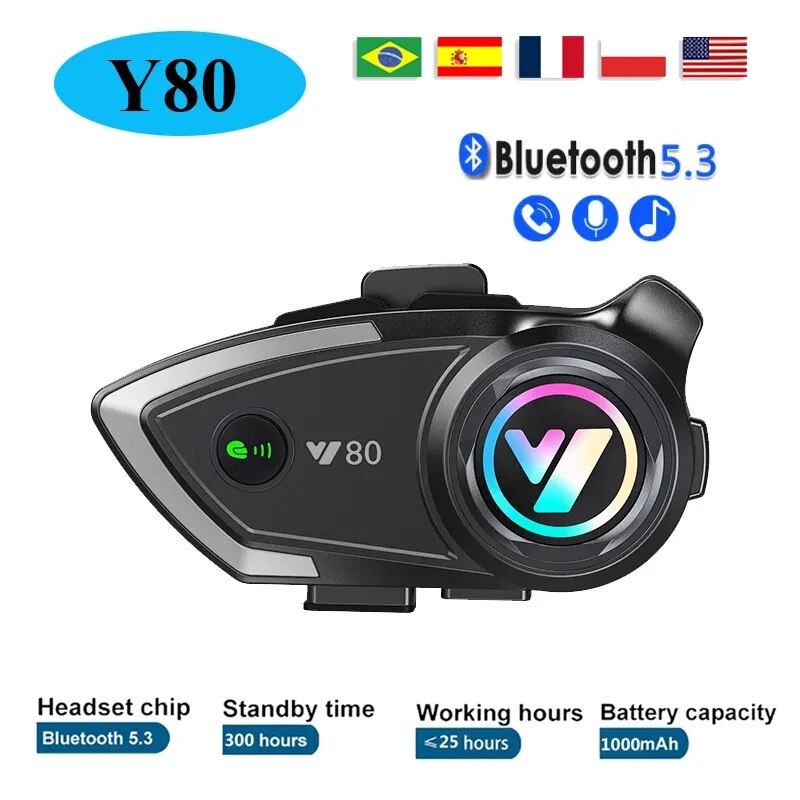 Full Face Motorcycle Helmet With Bluetooth - 라이더용 오토바이 헬멧 블루투스 헤드셋, 무선