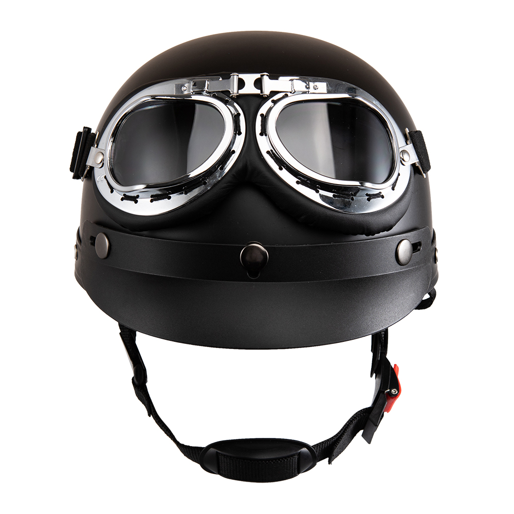 Vintage Open Face Retro Helmet - 오토바이 헬멧 오픈 페이스 레트로 커패시턴스