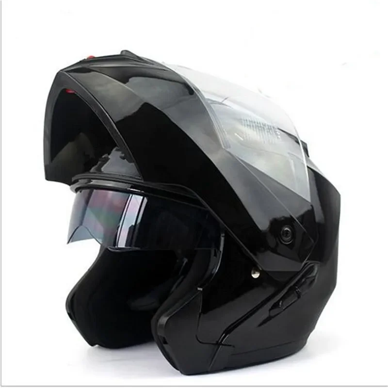 Dual Visor Motorcycle Racing Helmet - 최신 DOT 승인 안전 모듈식 오토바이