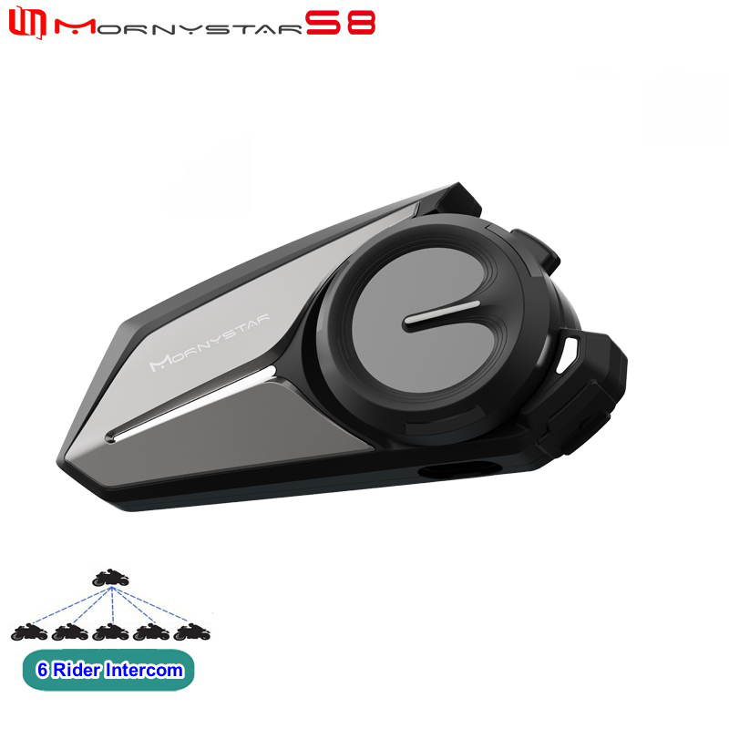 Full Face Motorcycle Helmet With Bluetooth - Mornystar S8 블루투스 오토바이 헬멧 인터콤
