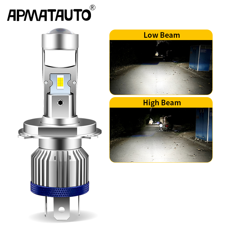 H4 HS1 LED 오토바이 헤드 라이트 전구 H4 모 - Universal Motorcycle Led Headlight Projector 리뷰 및 가격