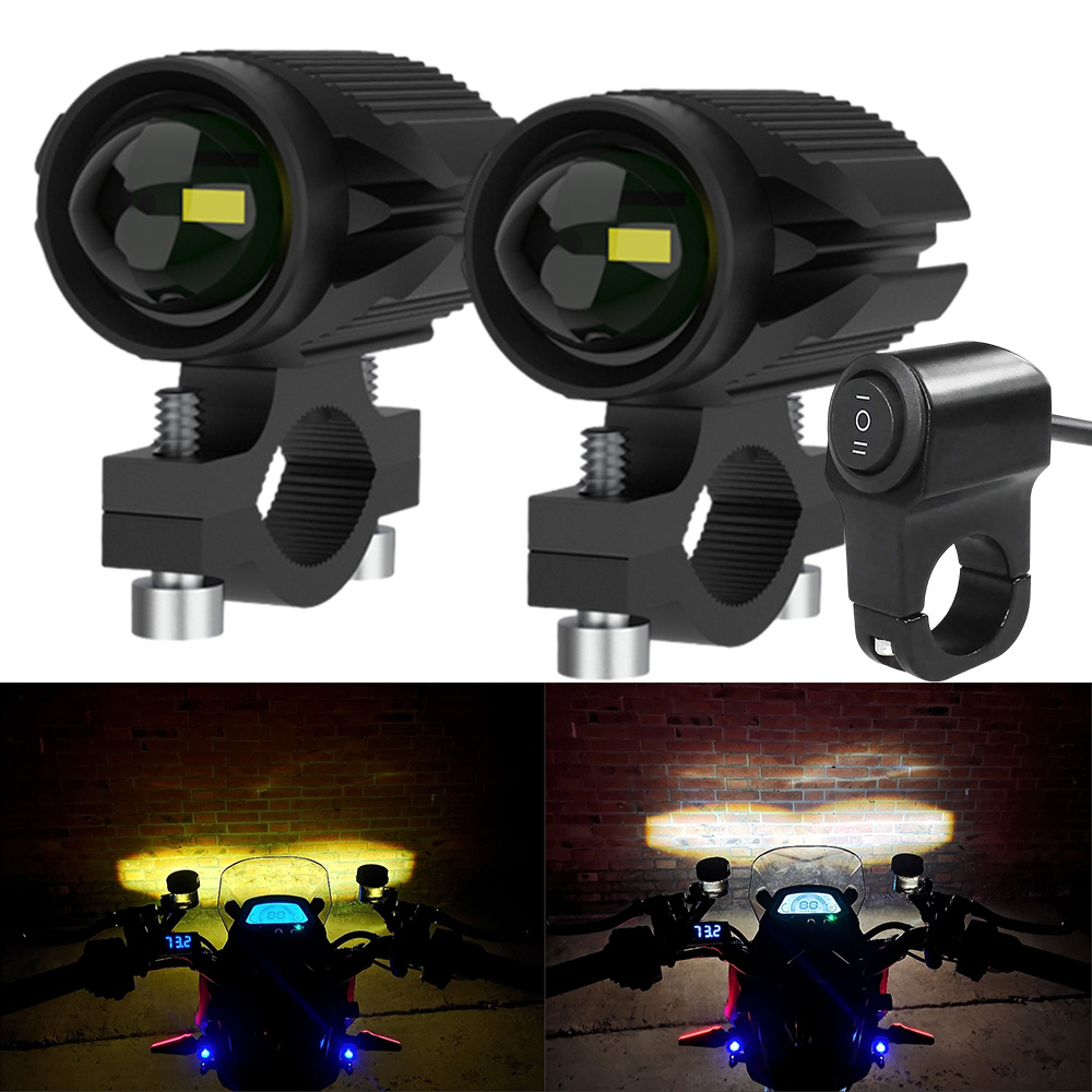 오토바이용 추가 LED 헤드라이트, 범용 보조 스포트라 - Universal Motorcycle Led Headlight Projector 리뷰 및 가격