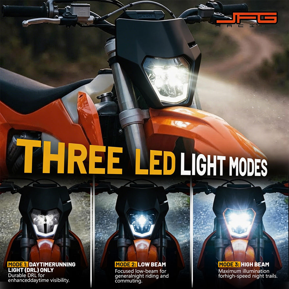 5 LED 헤드라이트 헤드램프 램프 KTM SX SXF - Universal Motorcycle Led Headlight Projector 리뷰 및 가격