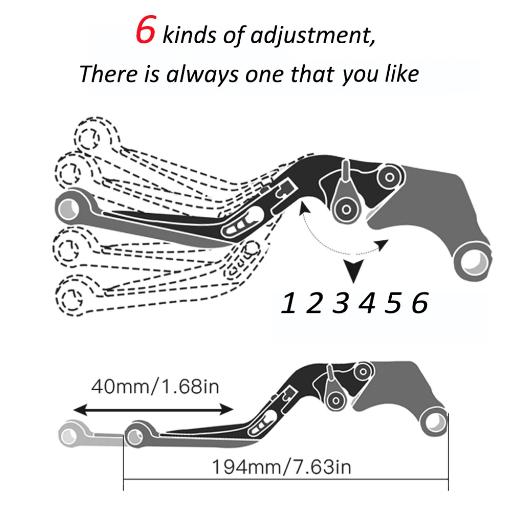 KYMCO AK550 2017-2023 오토바이 조절식 - Cnc Aluminum Adjustable Brake Clutch Levers 리뷰 및 가격