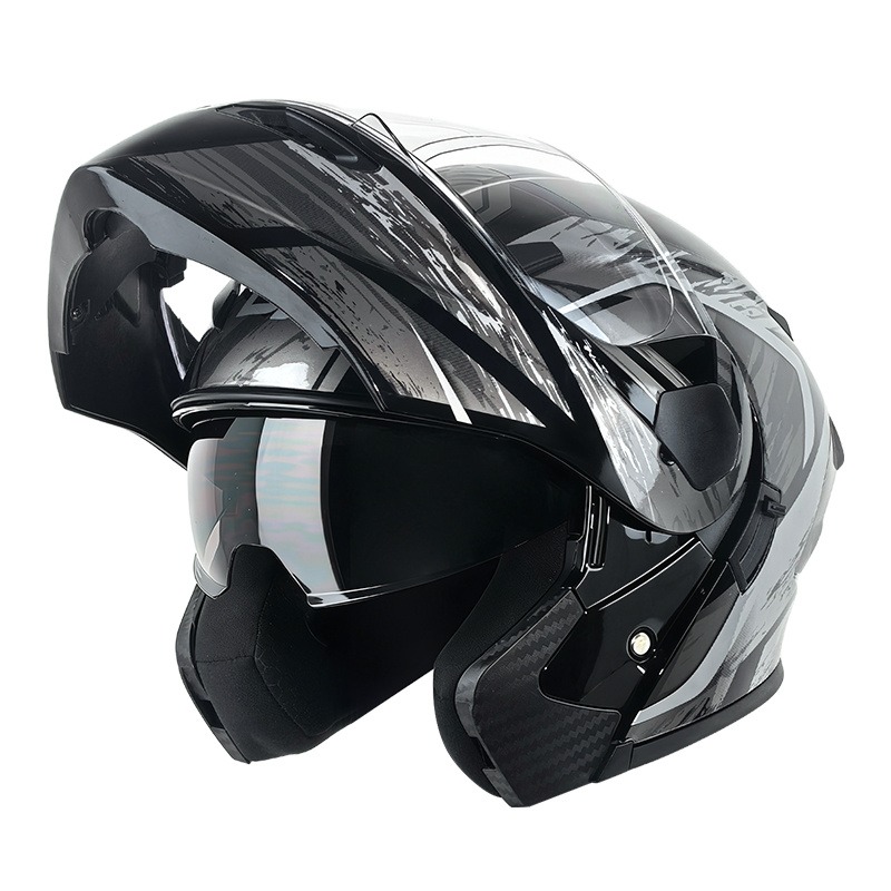 듀얼 바이저 모듈식 플립업 오토바이 헬멧, DOT 인증 - Modular Flip Up Motorcycle Helmet Dot Approved 리뷰 및 가격