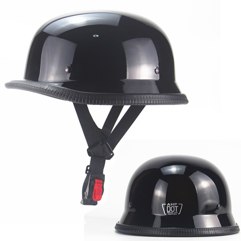 빈티지 오토바이 크루저 헬멧 오픈 페이스 헬멧 하프 헬 - Vintage Open Face Retro Helmet 리뷰 및 가격