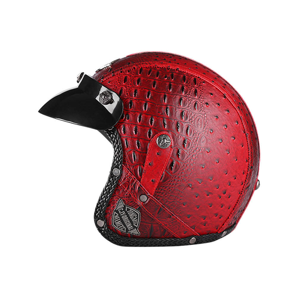 DOT 3/4 오픈 페이스 오토바이 레트로 오토바이 헬 - Vintage Open Face Retro Helmet 리뷰 및 가격