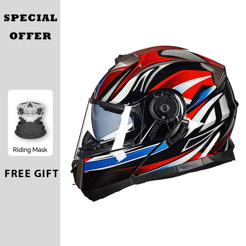 모터사이클 헬멧 모듈러 플립업 헬멧 더블 바이저 DOT - Modular Flip Up Motorcycle Helmet Dot Approved 리뷰 및 가격