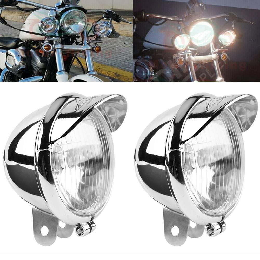 크롬 범용 오토바이 안개등 헤드라이트 램프 DC12V  - Universal Motorcycle Led Headlight Projector 리뷰 및 가격