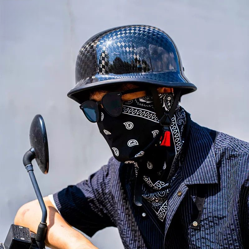 프리미엄 단조 탄소 섬유 하프 헬멧, 가볍고 내구성이  - Carbon Fiber Lightweight Motorcycle Helmet 리뷰 및 가격