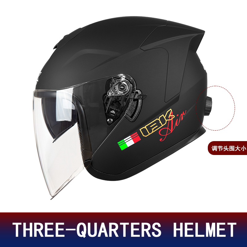 이중 렌즈 3/4 하프 페이스 오토바이 헬멧(내부 선바 - Motorcycle Helmet Inner Sun Visor Lens 리뷰 및 가격