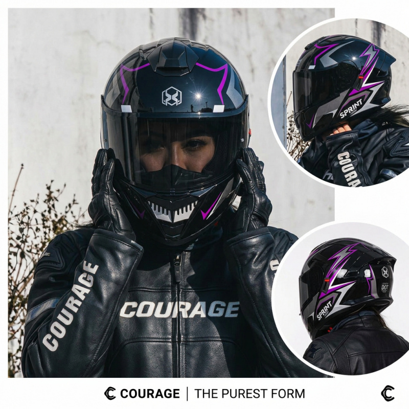 DOT 승인 모듈식 플립업 풀페이스 오토바이 헬멧 (이 - Modular Flip Up Motorcycle Helmet Dot Approved 리뷰 및 가격