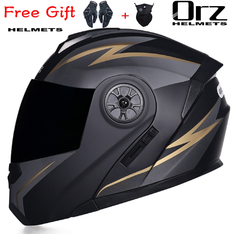 ORZ-161 최신 DOT 인증 안전 모듈식 플립 오토 - Dual Visor Motorcycle Racing Helmet 리뷰 및 가격