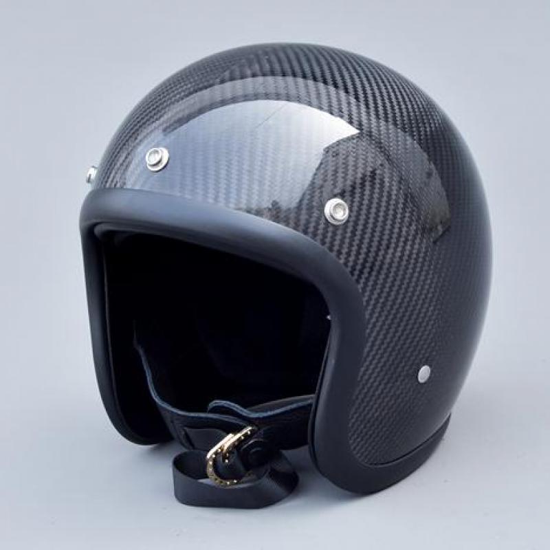 고강도 경량 탄소 섬유 클래식 빈티지 오픈 페이스 헬멧 - Carbon Fiber Lightweight Motorcycle Helmet 리뷰 및 가격