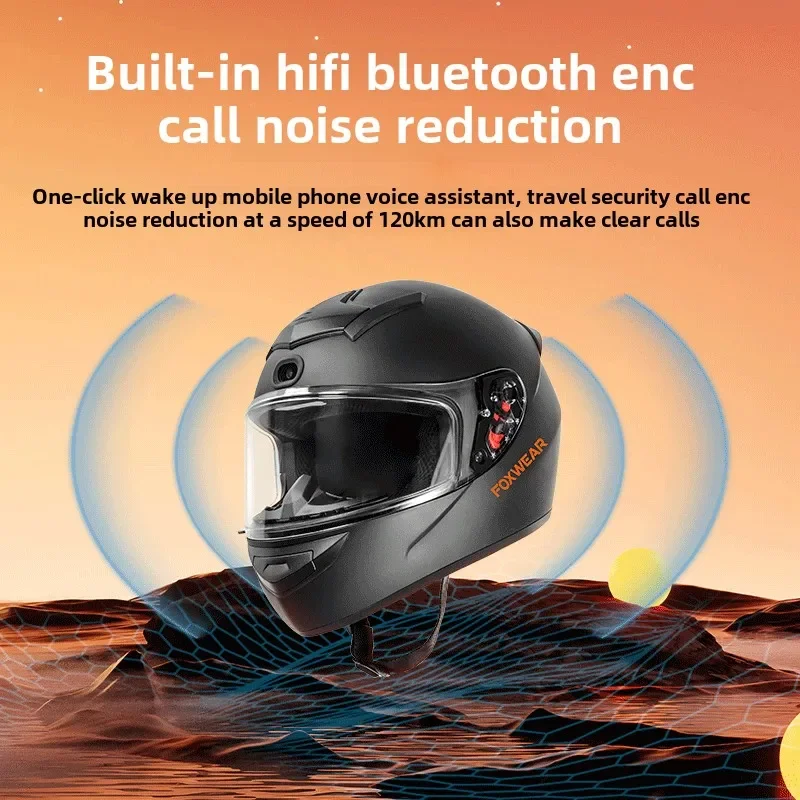 AI 지능 오토바이 헬멧, 카메라 및 블루투스 헤드셋  - Full Face Motorcycle Helmet With Bluetooth 리뷰 및 가격