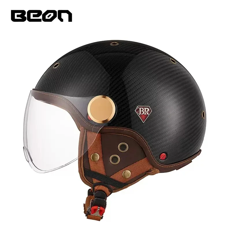 BEON BR13 레트로 오픈 페이스 하프 헬멧 오토바 - Vintage Open Face Retro Helmet 리뷰 및 가격