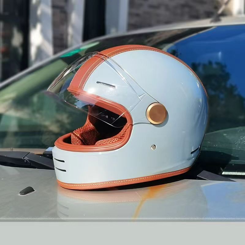 빈티지 카스크 오토바이 헬멧, 레트로 오픈 페이스, D - Vintage Open Face Retro Helmet 리뷰 및 가격