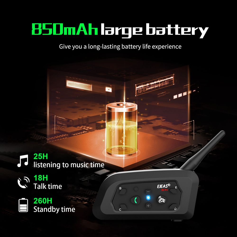 EJEAS V6 PRO + 오토바이 헬멧 인터콤 블루투 - Universal Motorcycle Helmet Intercom Headset 리뷰 및 가격