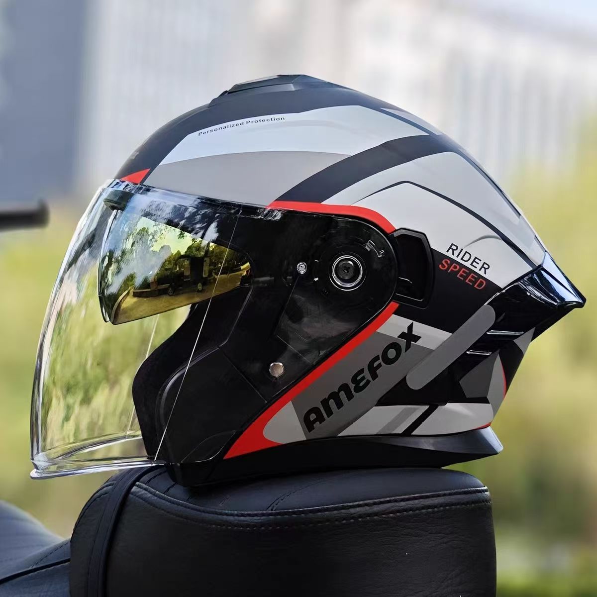 이중 바이저 오픈 페이스 헬멧 3/4 제트 스타일 오토 - Motorcycle Helmet Inner Sun Visor Lens 리뷰 및 가격